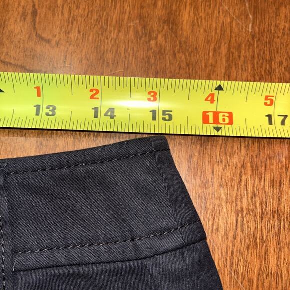 Talbots NWT Solid BlackPerfect Crop Pant Slim Leg Flat Front Size 6 - 25" Inseam - Picture 6 of 7